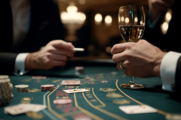 Live-dealer blackjack table on kawanpaito